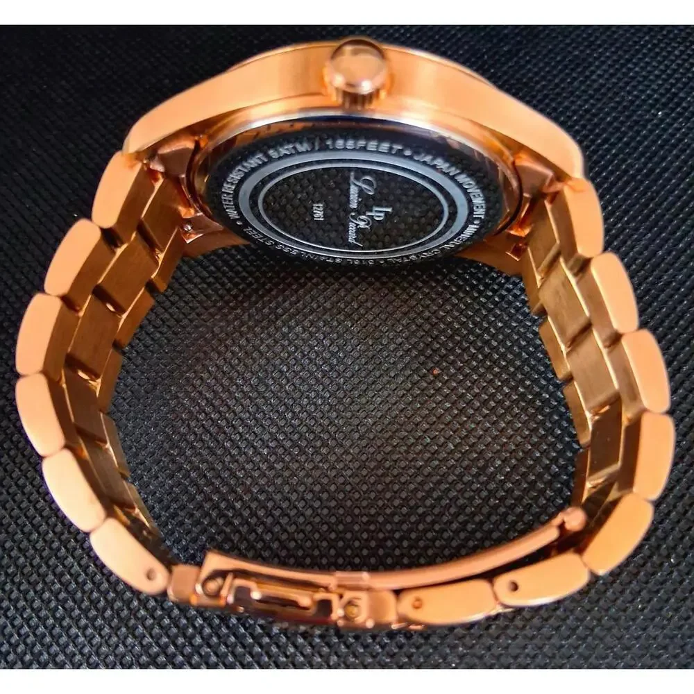 Lucian Piccard Stellar LP12761 Rose Gold Like New Mens Watch